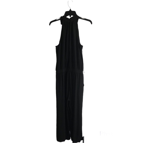 Michael Michael Kors Halter Buckle Straight Wide leg Jumpsuit Size S - Picture 3 of 12